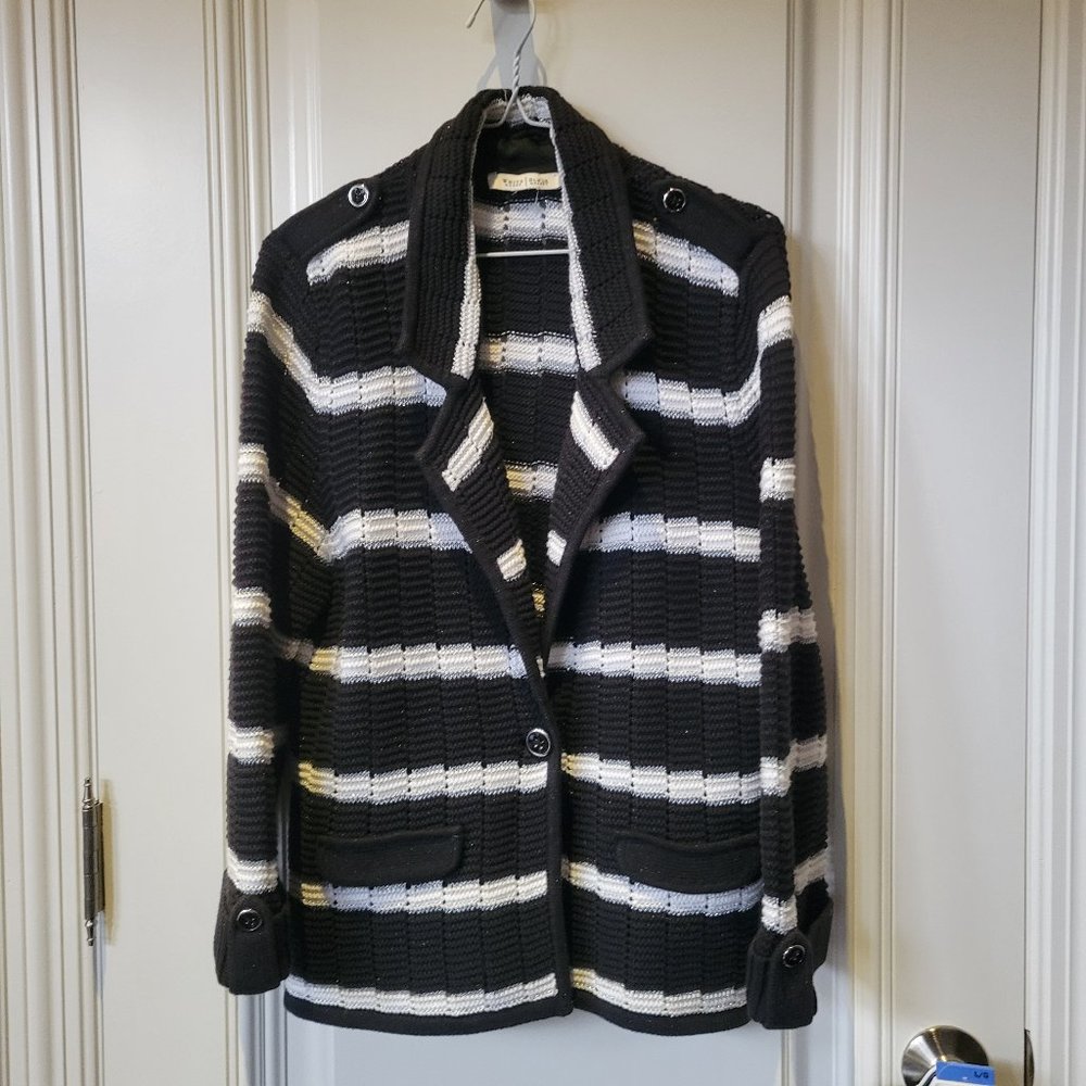 White House Black Market Cotton Blend Cardigan